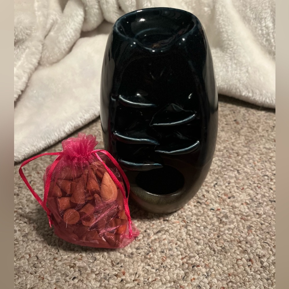 incense burner waterfall (comes with bag)